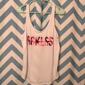 Young and Reckless tank top